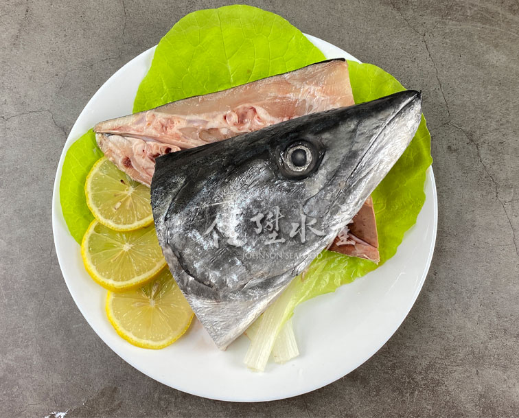 土魠魚頭剖半